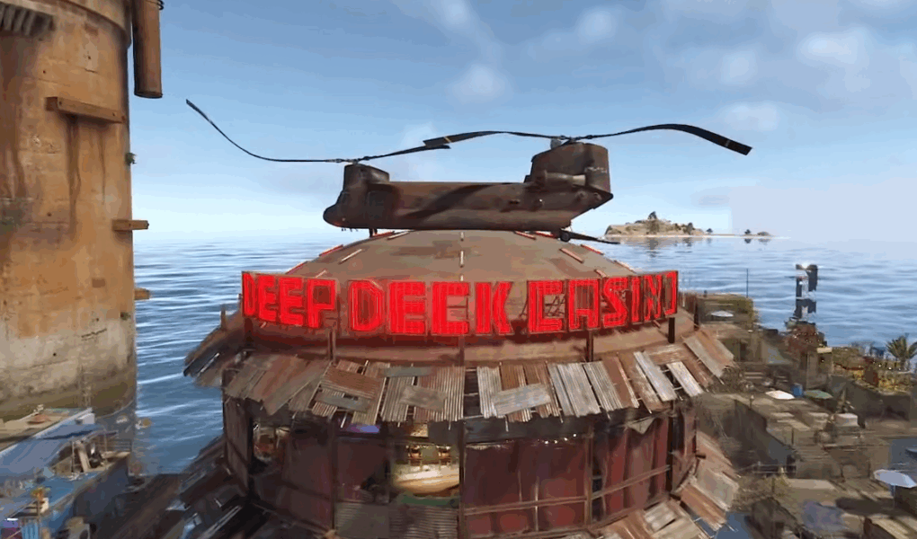 Deep Deck Casino from Naval Update in RUST