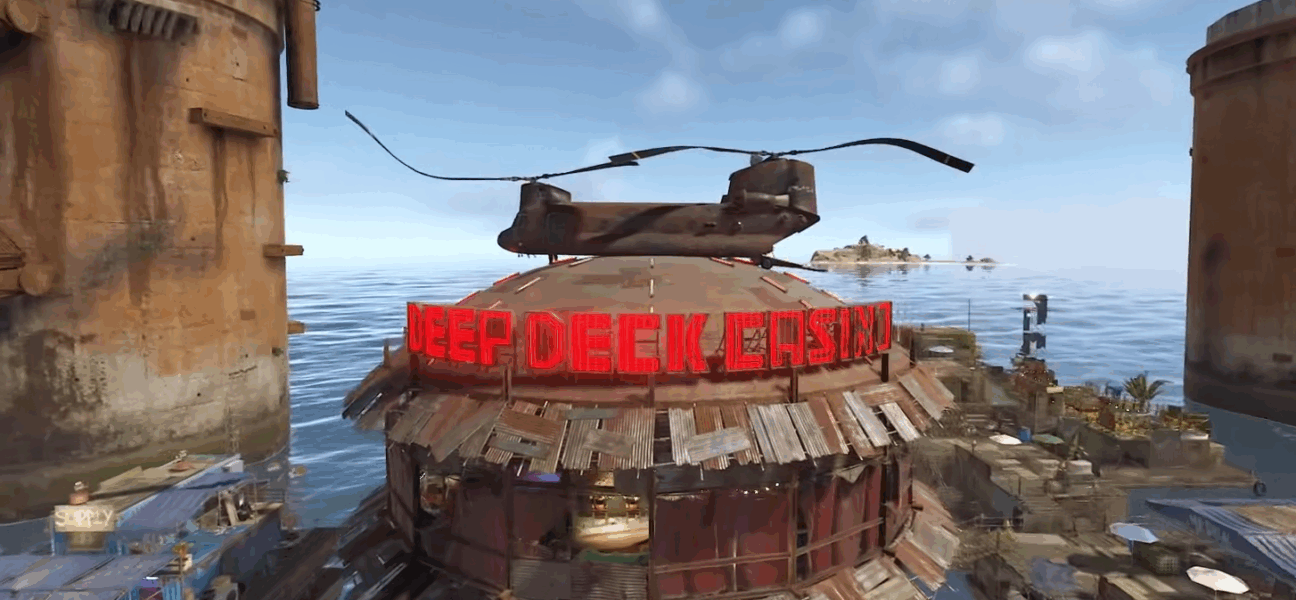 Deep Deck Casino from Naval Update in RUST